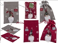 Geschenks&amp;#228;cke Wichtel 4ass 13.5x20cm Filz