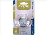 Topfb&amp;#252;rste 50mm Extol Craft