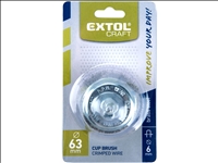 Topfb&amp;#252;rste 63mm Extol Craft