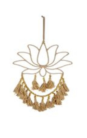 Dekoh&amp;#228;nger Lotus mit Quasten 44cm