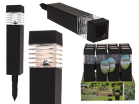 LED Outdoor Lampe Gartenstecker Solarzelle inkl. Batterien 39.5x5.8cm Kunststoff