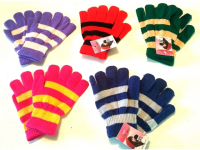 Handschuhe Damen gestrickt gestreift ass