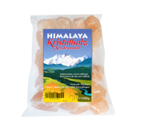 Himalaya-Speisesalz rosa Brocken 1kg im PE-Beutel