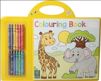 Malbuch mit Wachsmalstiften 13tlg