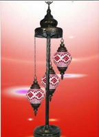 Lampe Mosaik stehend 85cm mit 3 Lampen T&amp;#252;rkei