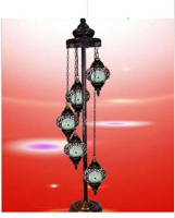 Lampe Mosaik stehend h132cm mit 5 Lampen T&amp;#252;rkei