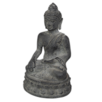Buddha schwarz 12cm Resin, BALI