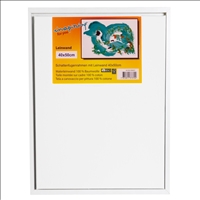 Floating canvas MDF weiss 40x50cm