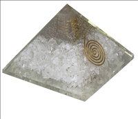 Orgonit Pyramide 7-8cm Quarz ass INDIEN