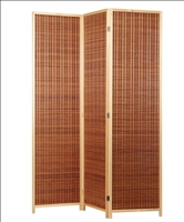 Paravent 3tlg 150x180cm Bambus