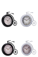 Uhr 4ass 25.5x5.5x23cm Metall