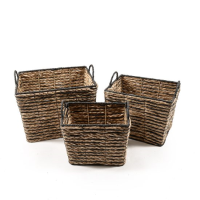 Korb 3er Set 40x30x28cm/35x25x25cm/30x20x22cm