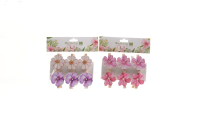 Dekoklammern 6er Set Bl&amp;#252;ten 2ass 3.5x4.5cm Holz
