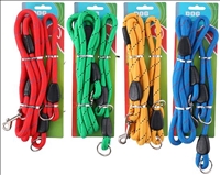 Hundeleine und Halsband 4 Farben ass 150/45cm