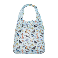 Einkaufstasche ECO CHIC faltbar V&amp;#246;gel Blau 56x38x10cm Kunststoff 100% recycelt