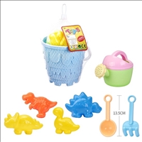 Strand Set 8tlg in Netz 15.5x13.7x13.5cm 3ass
