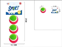 Ball 3er Set gr&amp;#252;n/pink 6.3cm