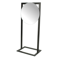 Spiegel schwarz 15x11x35cm Metall