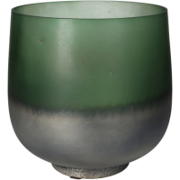 Windlicht Gr&amp;#252;n 20x20cm Glas