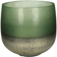 Windlicht Gr&amp;#252;n 29.5x26cm Glas